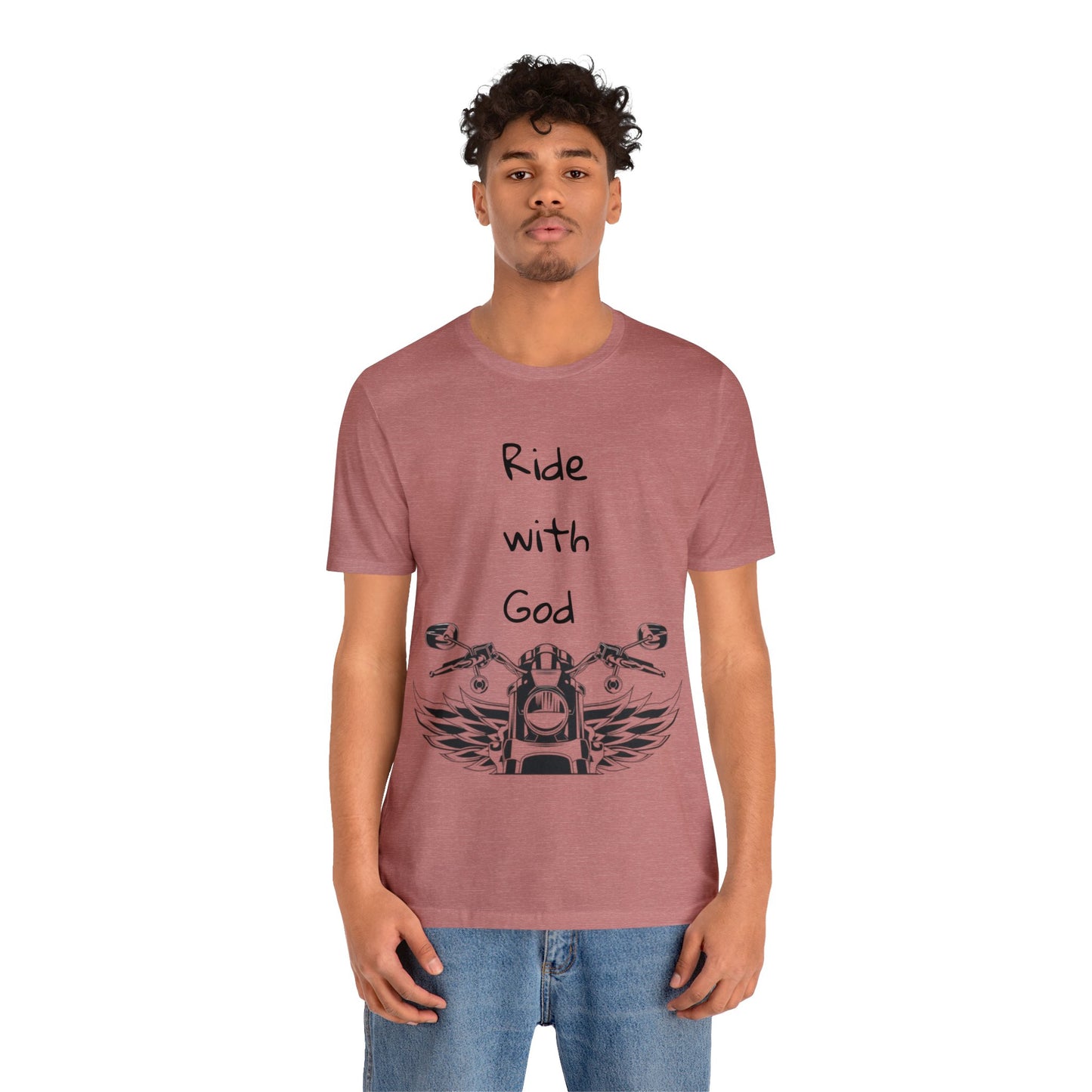 Ride with God Unisex Jersey Short Sleeve Tee