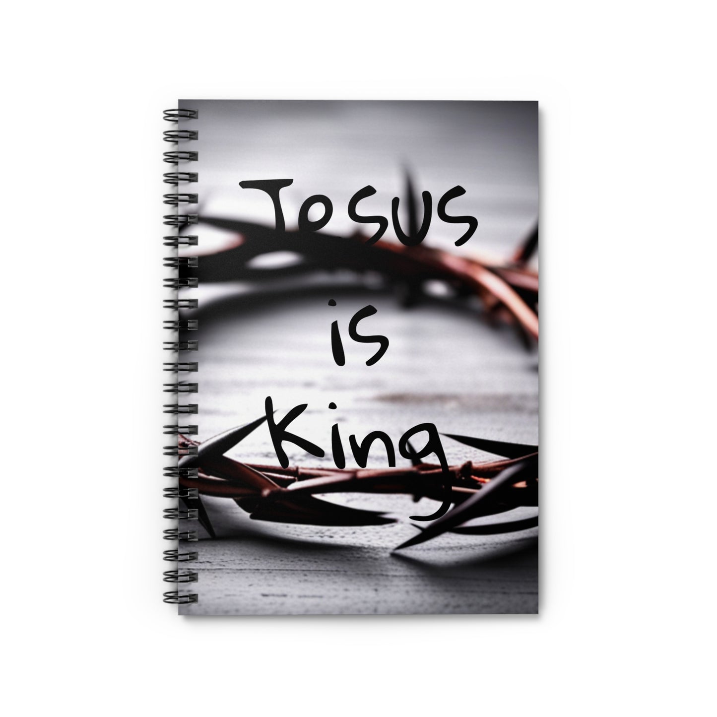 Jesus is King Spiral Notebook - Ruled Line