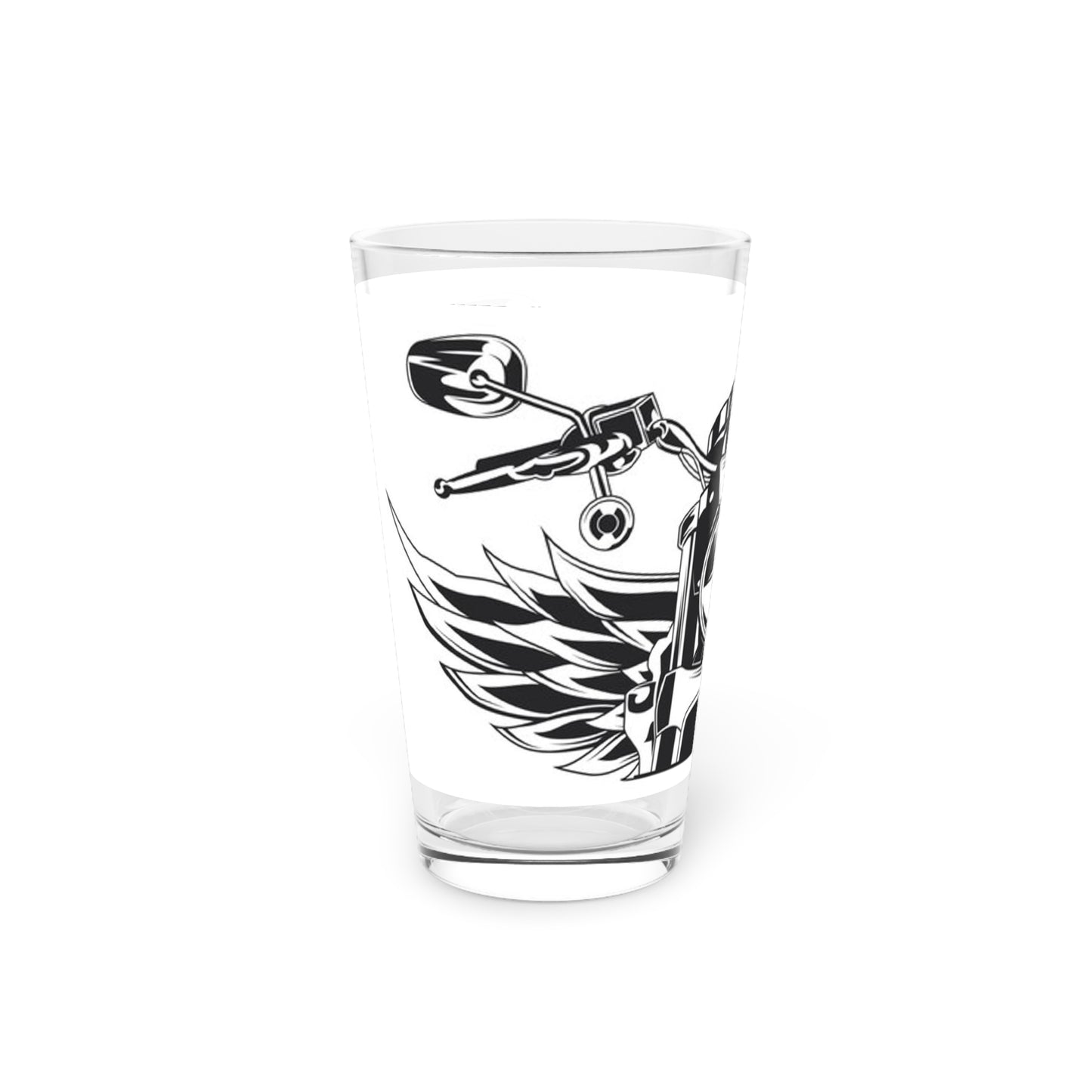 Ride with God Pint Glass, 16oz