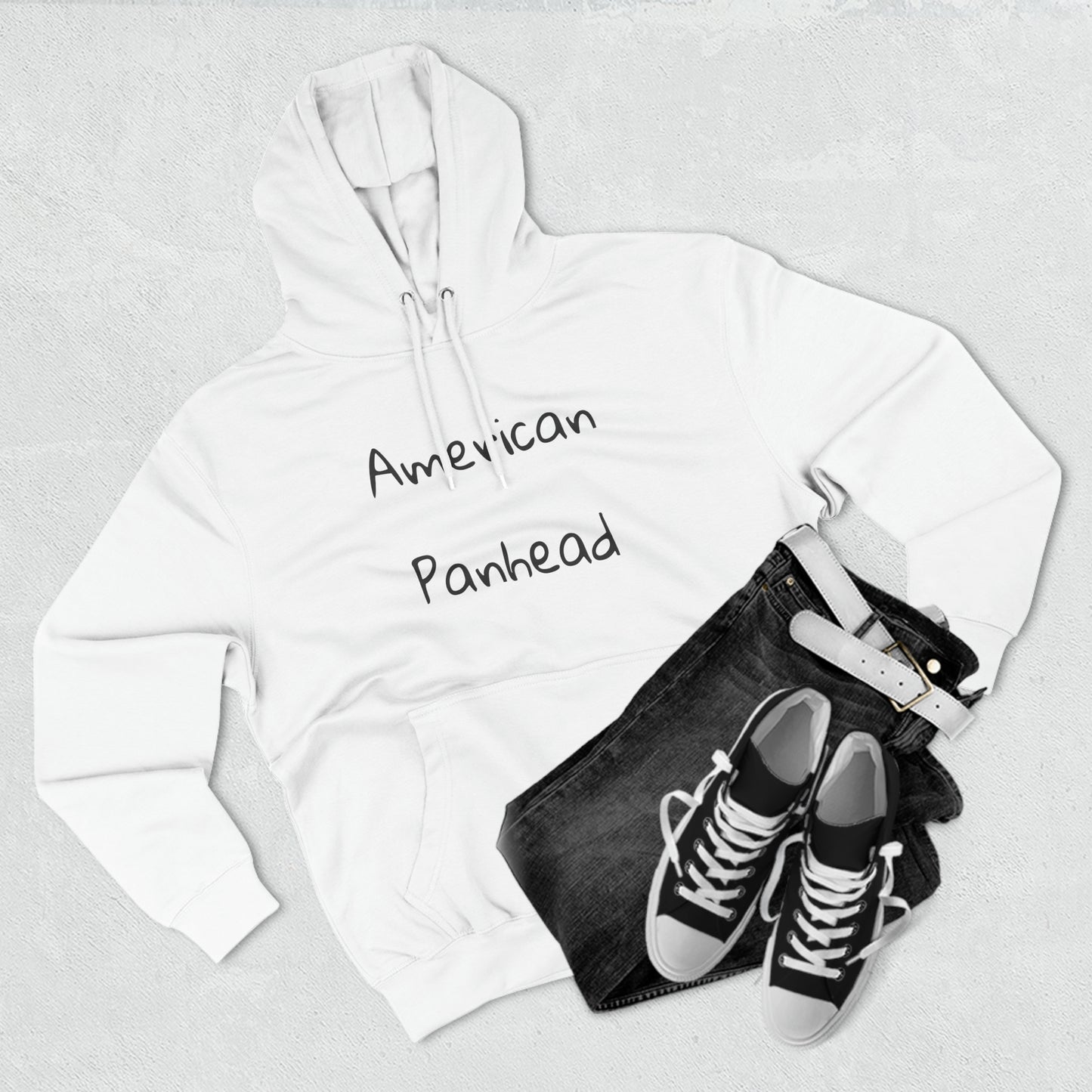 American Panhead Three-Panel Fleece Hoodie