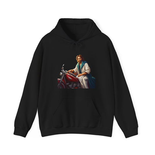 Jesus takes Wheel Unisex Heavy Blend™ Hooded Sweatshirt