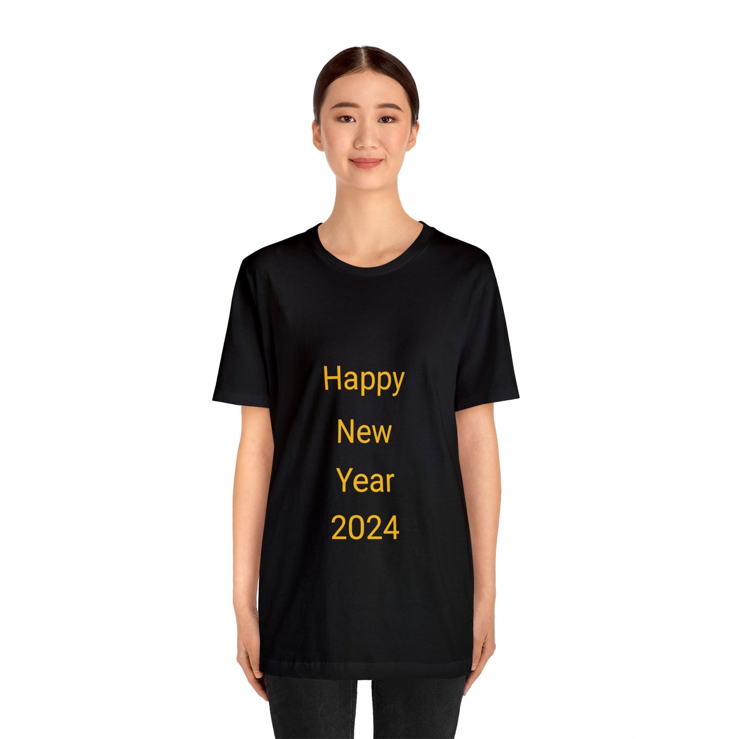 Happy New Year 2024 Unisex Jersey Short Sleeve Tee