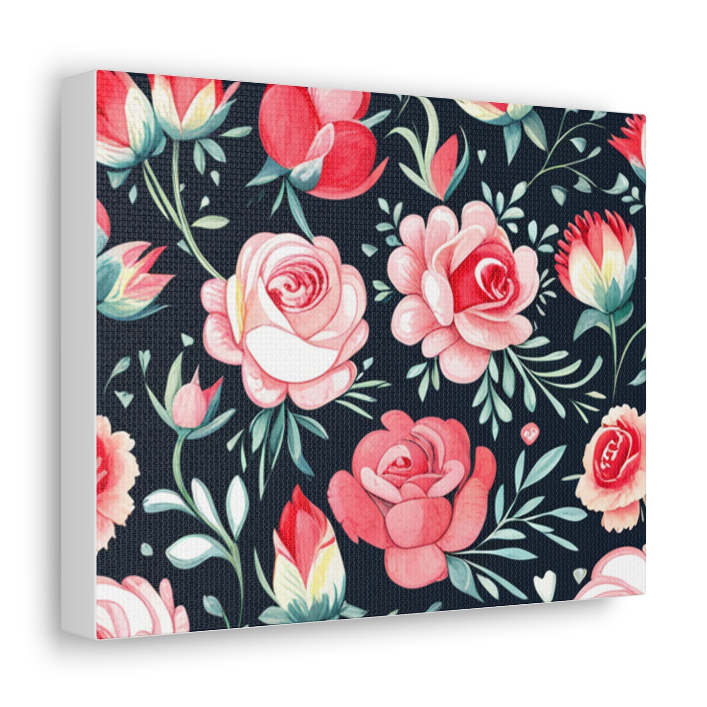 A beautiful illustration of roses Canvas Gallery Wraps