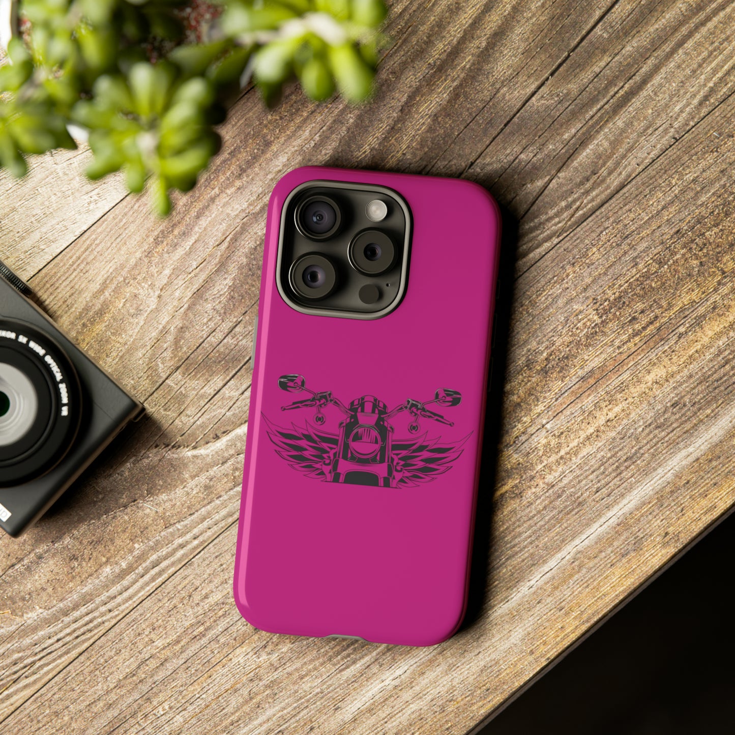 Pink Ride with God Phone Case