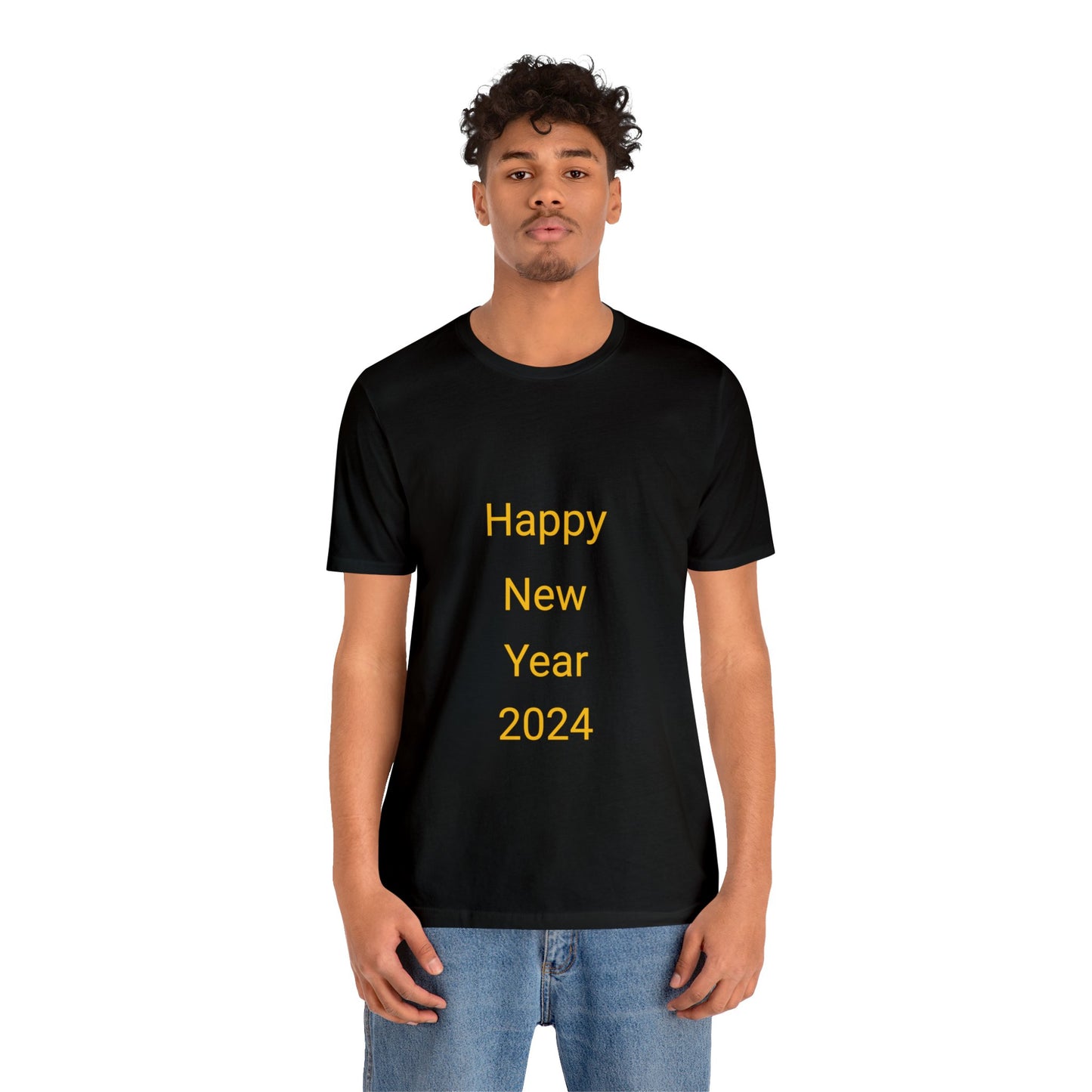 Happy New Year 2024 Unisex Jersey Short Sleeve Tee