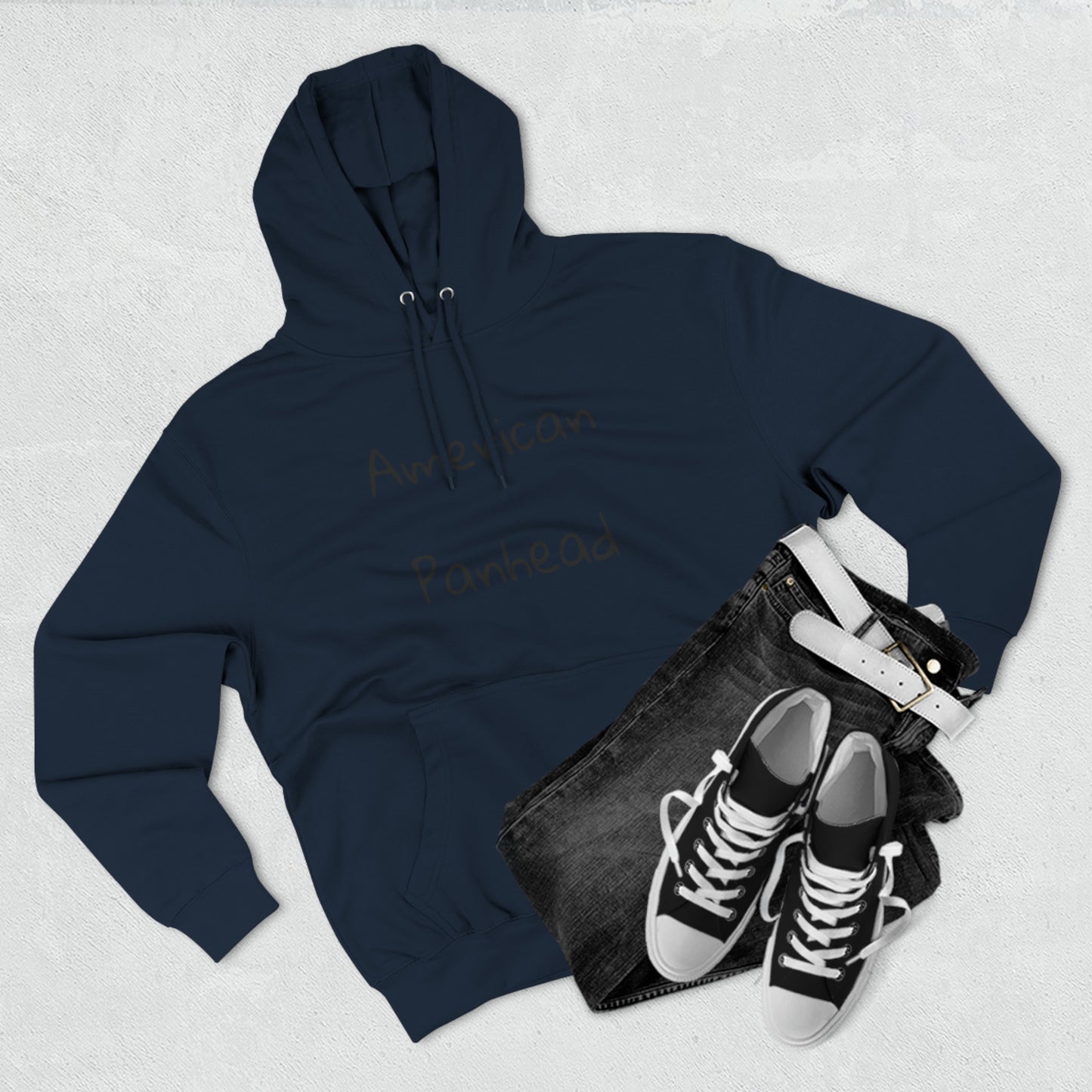 American Panhead Three-Panel Fleece Hoodie