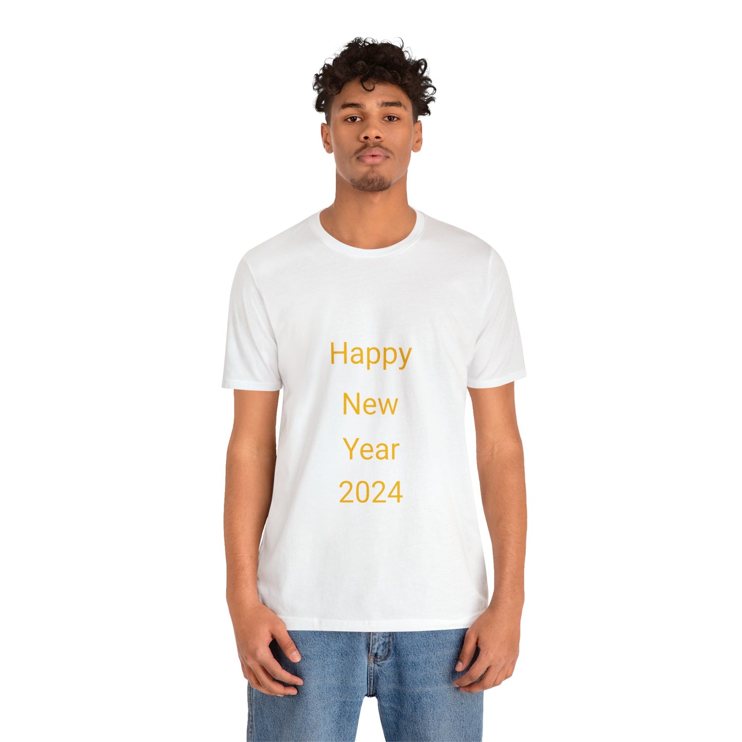 Happy New Year 2024 Unisex Jersey Short Sleeve Tee