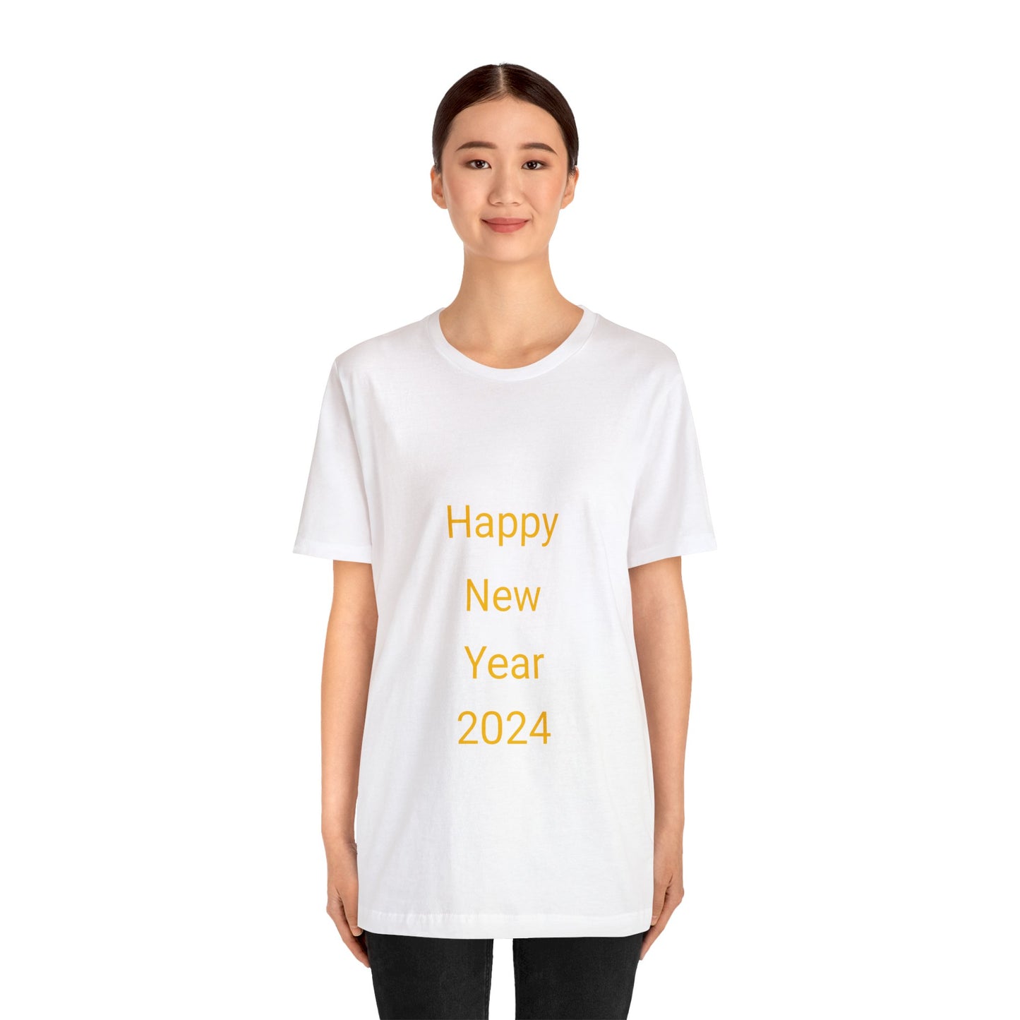 Happy New Year 2024 Unisex Jersey Short Sleeve Tee