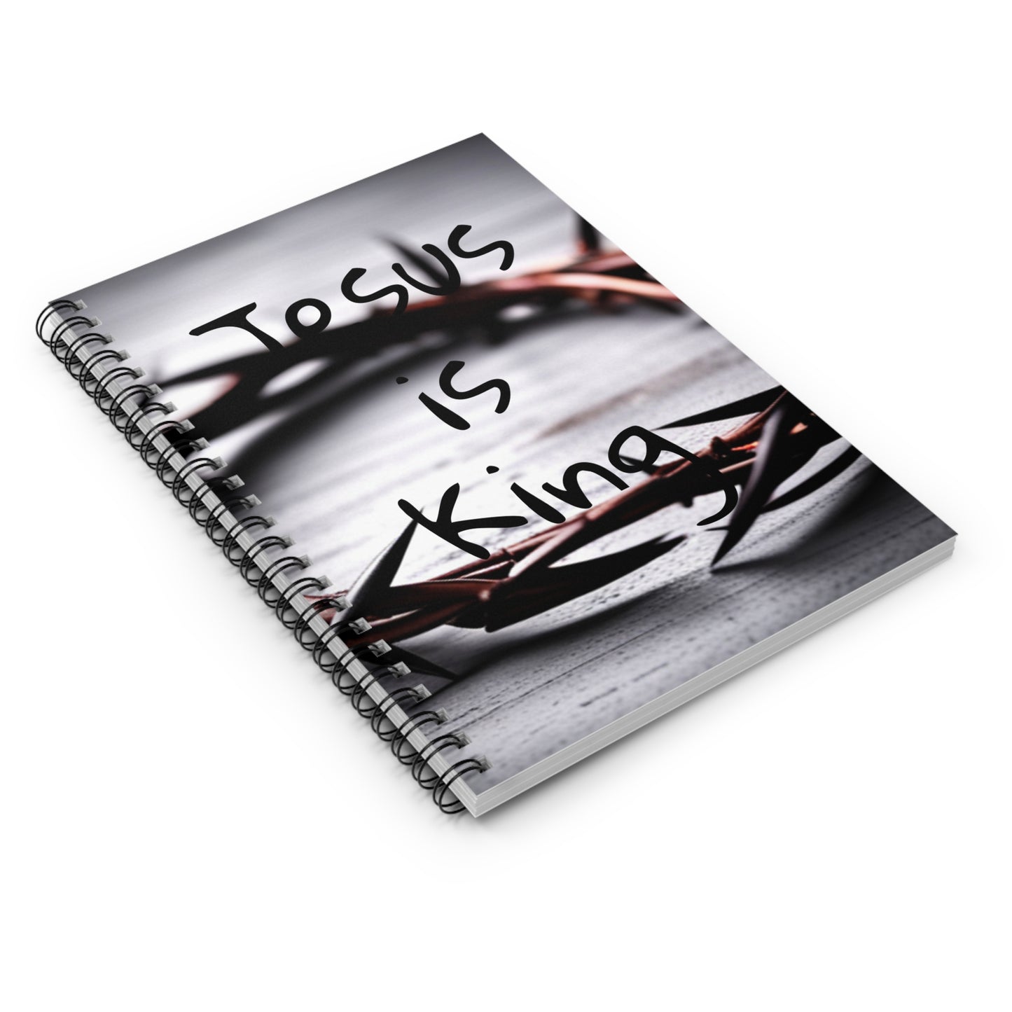 Jesus is King Spiral Notebook - Ruled Line