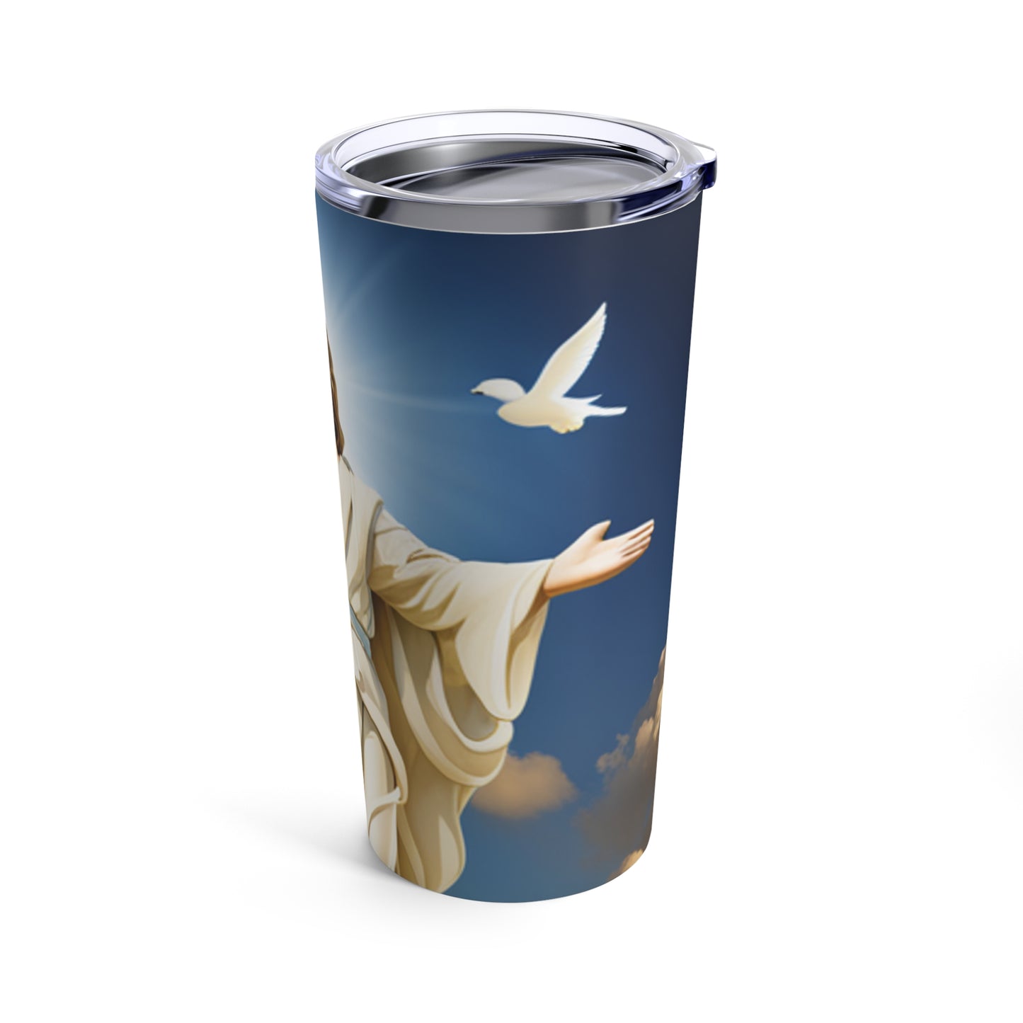 Jesus ascending to heaven Tumbler 20oz