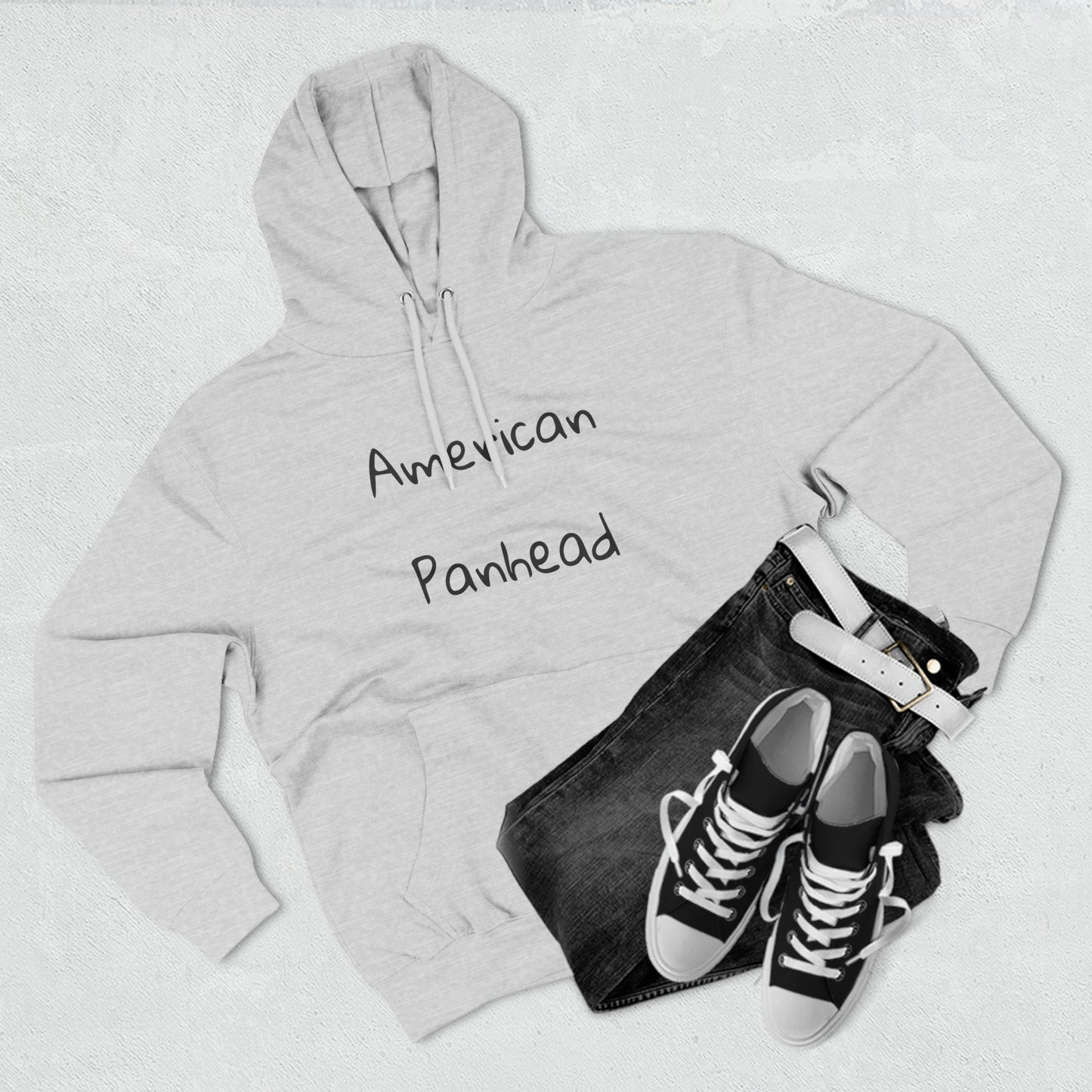 American Panhead Three-Panel Fleece Hoodie