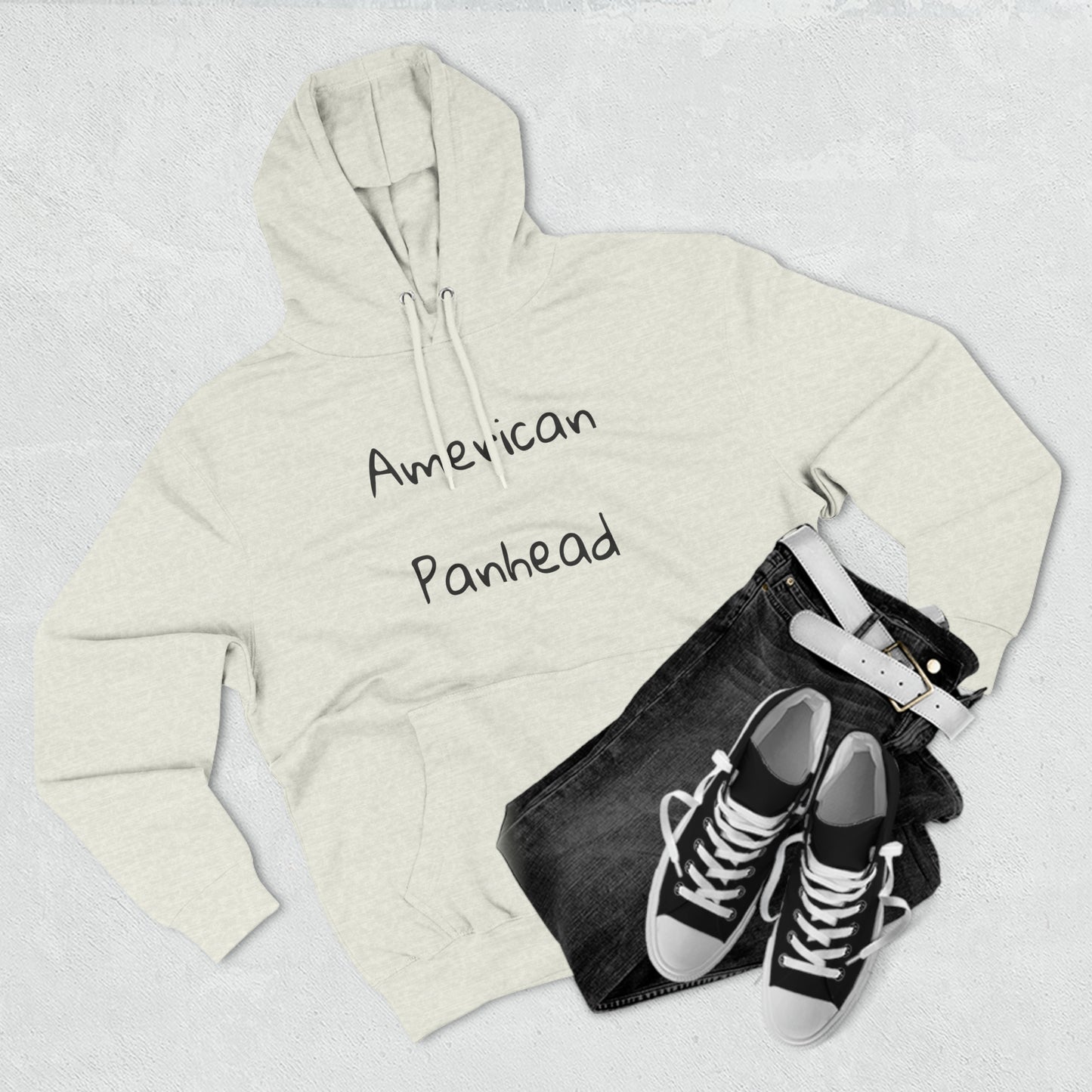 American Panhead Three-Panel Fleece Hoodie