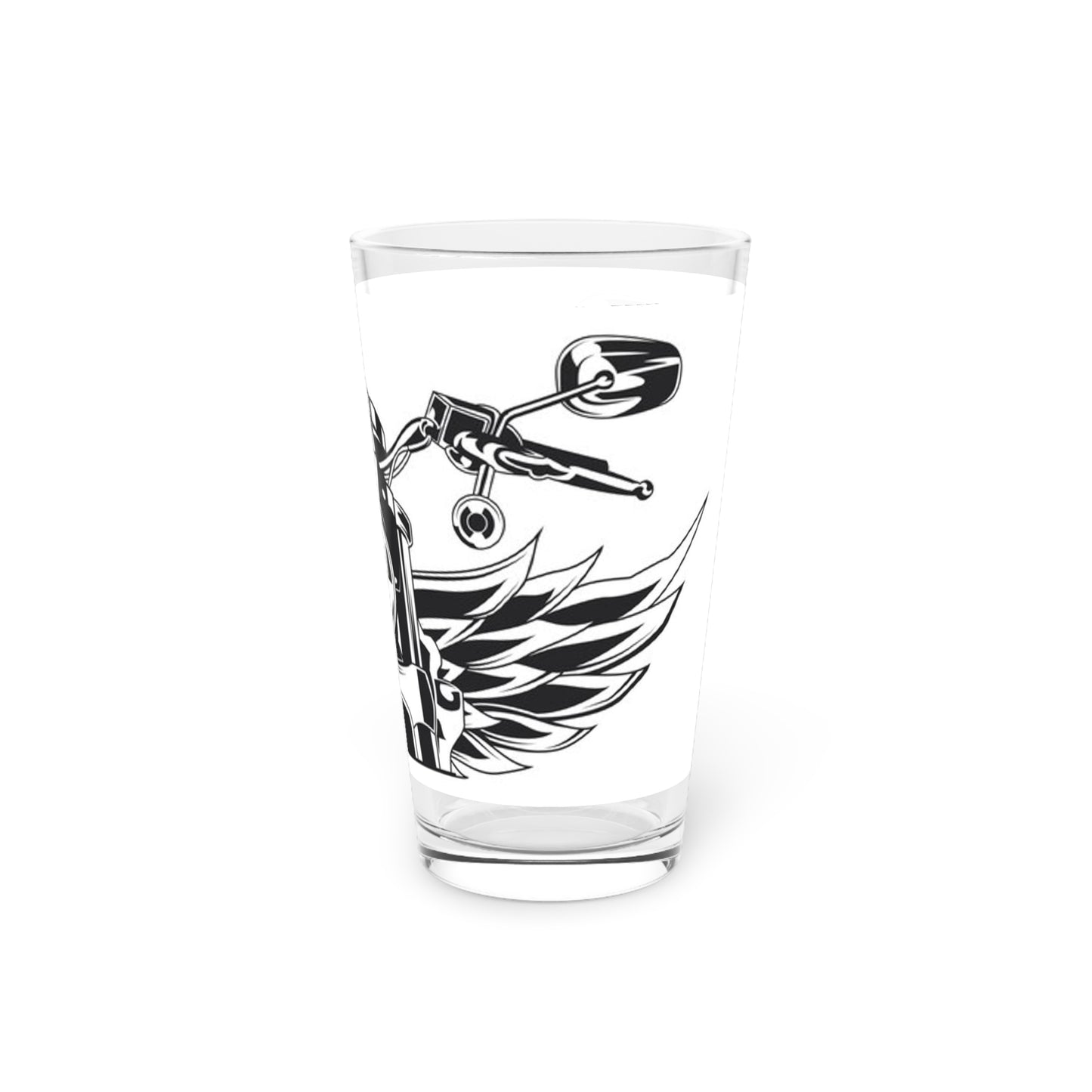 Ride with God Pint Glass, 16oz