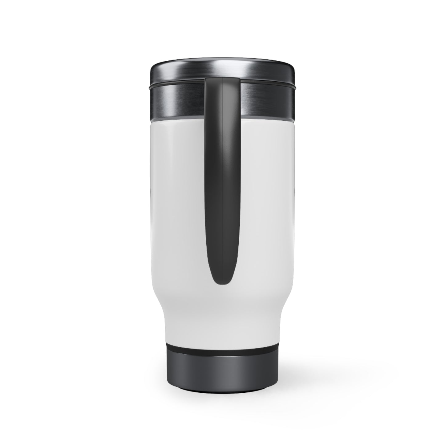 Ride with God Stainless Steel Travel Mug with Handle, 14oz