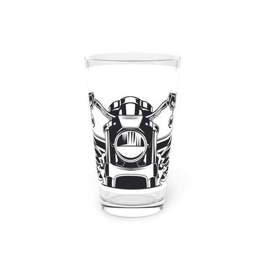 Ride with God Pint Glass, 16oz